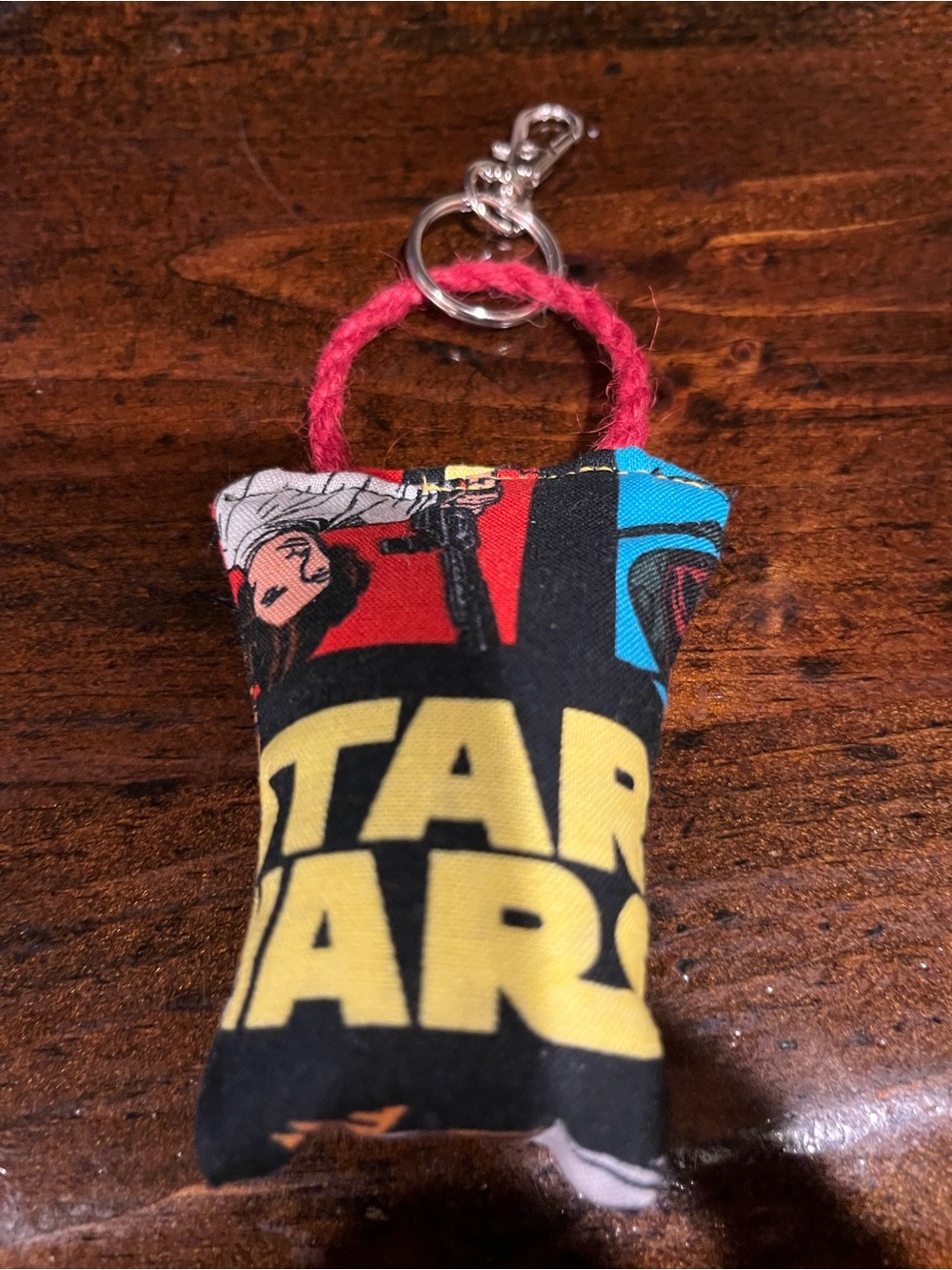 Star Wars Fabric Keychain with Red Loop